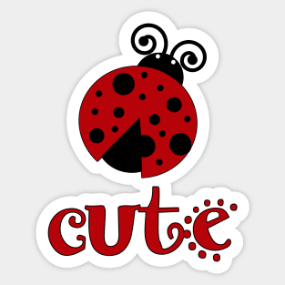 Cute Ladybug Sticker